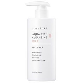S.NATURE Aqua Rice Cleansing Milk - Puhdistusmaito 280 ml - Sinunapteekki.fi