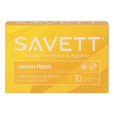 Savett Lemon Fresh - Kosteuspyyhe 10 kpl