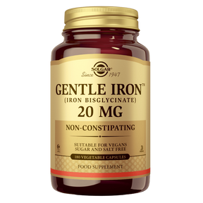 Solgar Gentle Iron 20 mg - Rautavalmiste 180 kaps.