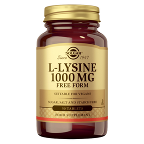 Solgar L-Lysine 1000 mg - L-Lysiini 50 tabl.
