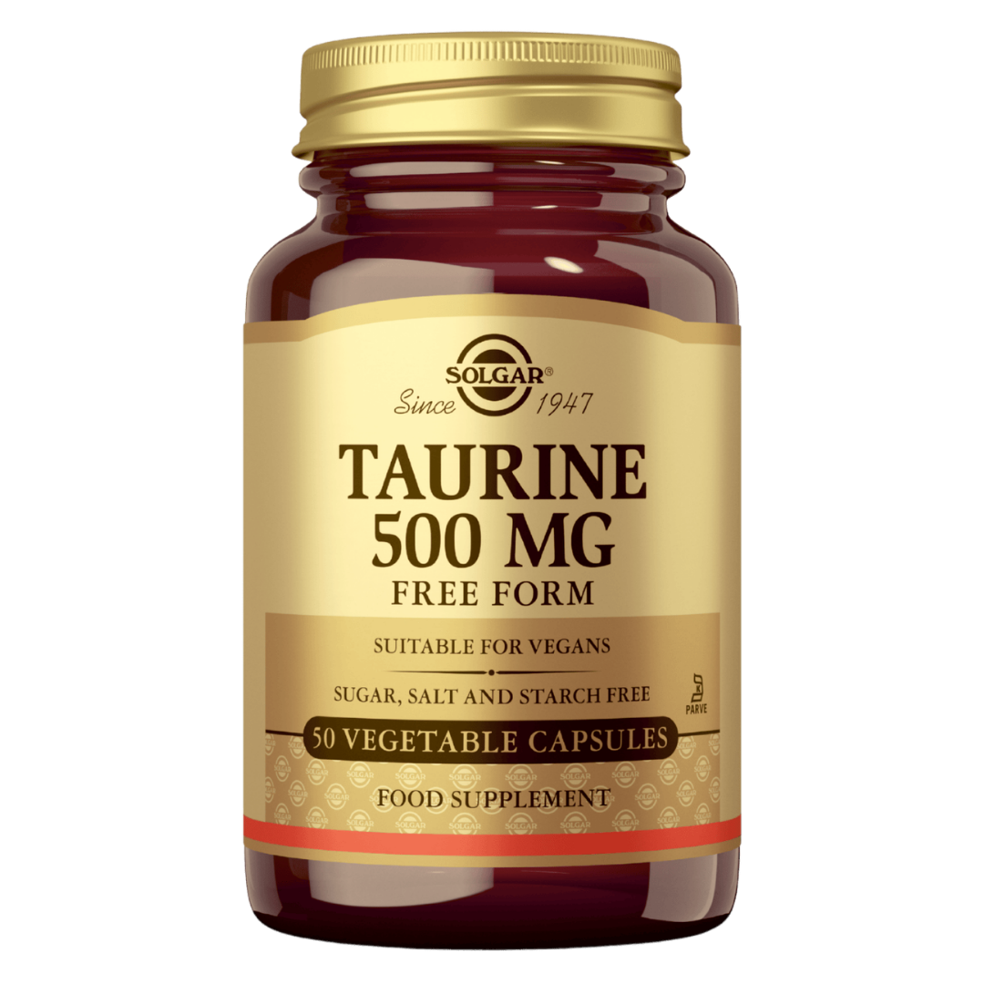 Solgar Taurine 500 mg 50 kaps. - Aminohappovalmiste