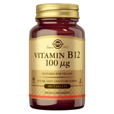Solgar Vitamin B12 100 µg - B12-vitamiini 100 tabl.