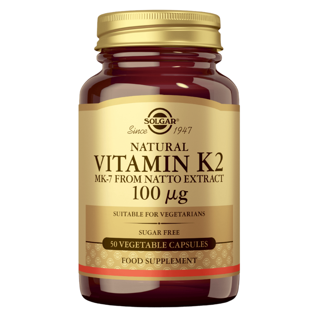 Solgar Vitamin K2 100 µg - K2-vitamiini 50 kaps.
