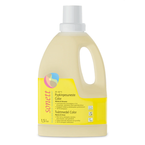 Sonett Pyykinpesuneste Color minttu & sitruuna - vegaaninen 1,5 litraa