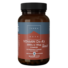 Terranova Vitamin D3 + K2 2000iu & 100 µg Complex 50 kaps.