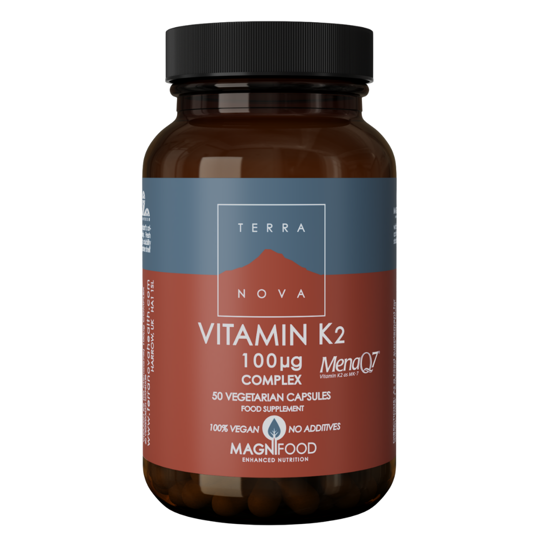 Terranova Vitamin K2 100 µg - K2-vitamiini 50 kaps.