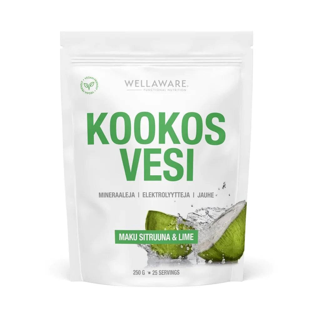 WellAware Kookosvesijauhe Sitruuna & Lime 250 g - erä