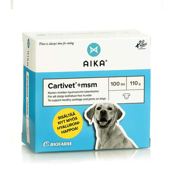 AIKA Cartivet + MSM 100 tabl.  - erä - Sinunapteekki.fi