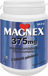 Magnex 375 mg 180 tabl. - Sinunapteekki.fi