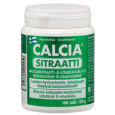 Calcia Sitraatti - Kalsiumsitraatti-D-vitamiinitabletti 160 tabl. - Sinunapteekki.fi