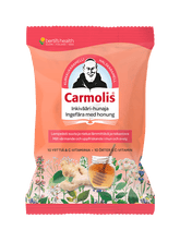 Carmolis Inkivääri-Hunaja Kurkkukaramelli 75 g - Sinunapteekki.fi