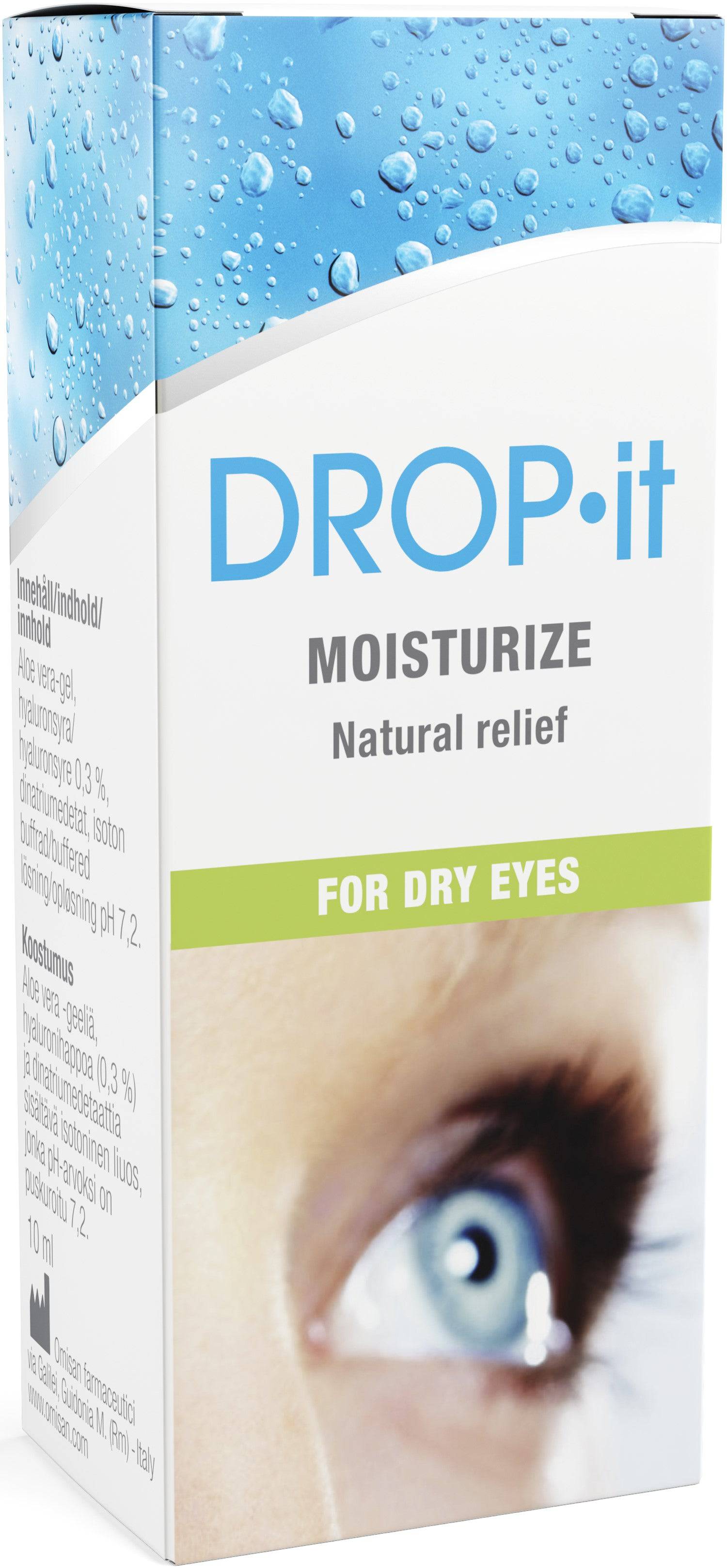 Drop-It Moisturize for Dry eyes - Silmätipat kuiville silmille 10 ml - Sinunapteekki.fi