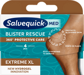 Salvequick Blister Rescue Extreme XL - Rakkolaastari 4 kpl - Sinunapteekki.fi