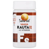 Sana-sol Vahva Rauta 50 mg + C-vitamiini 150 tabl. - Sinunapteekki.fi