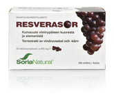 Soria Natural Resverasor - Resveratrolivalmiste 60 tabl. - Sinunapteekki.fi