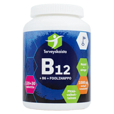 Terveyskaista B12 + B6 + Foolihappo 150 tabl. - Sinunapteekki.fi