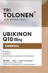Tri Tolonen Ubikinon Q10 100 mg +B-vitamiinit 30 kaps. - poistoerä - Sinunapteekki.fi
